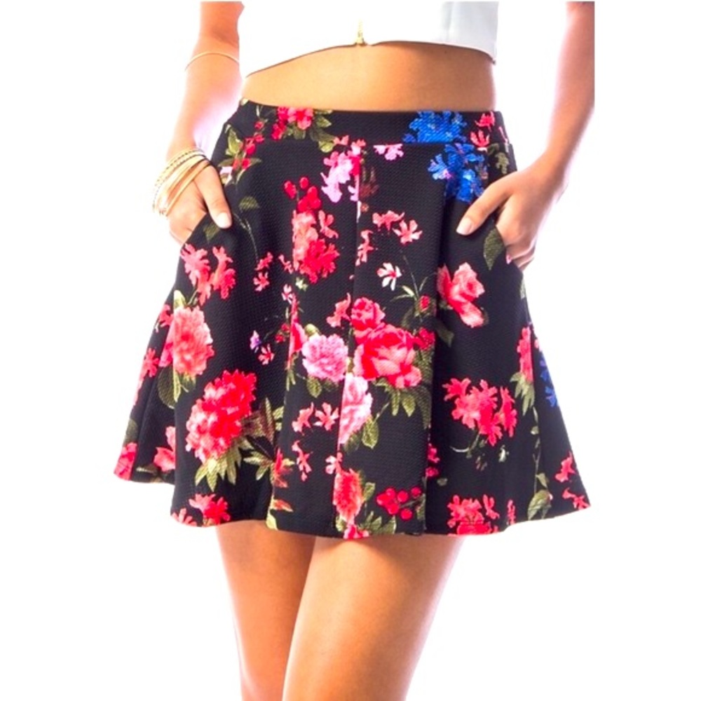 Trendyland Rose party skater skirt